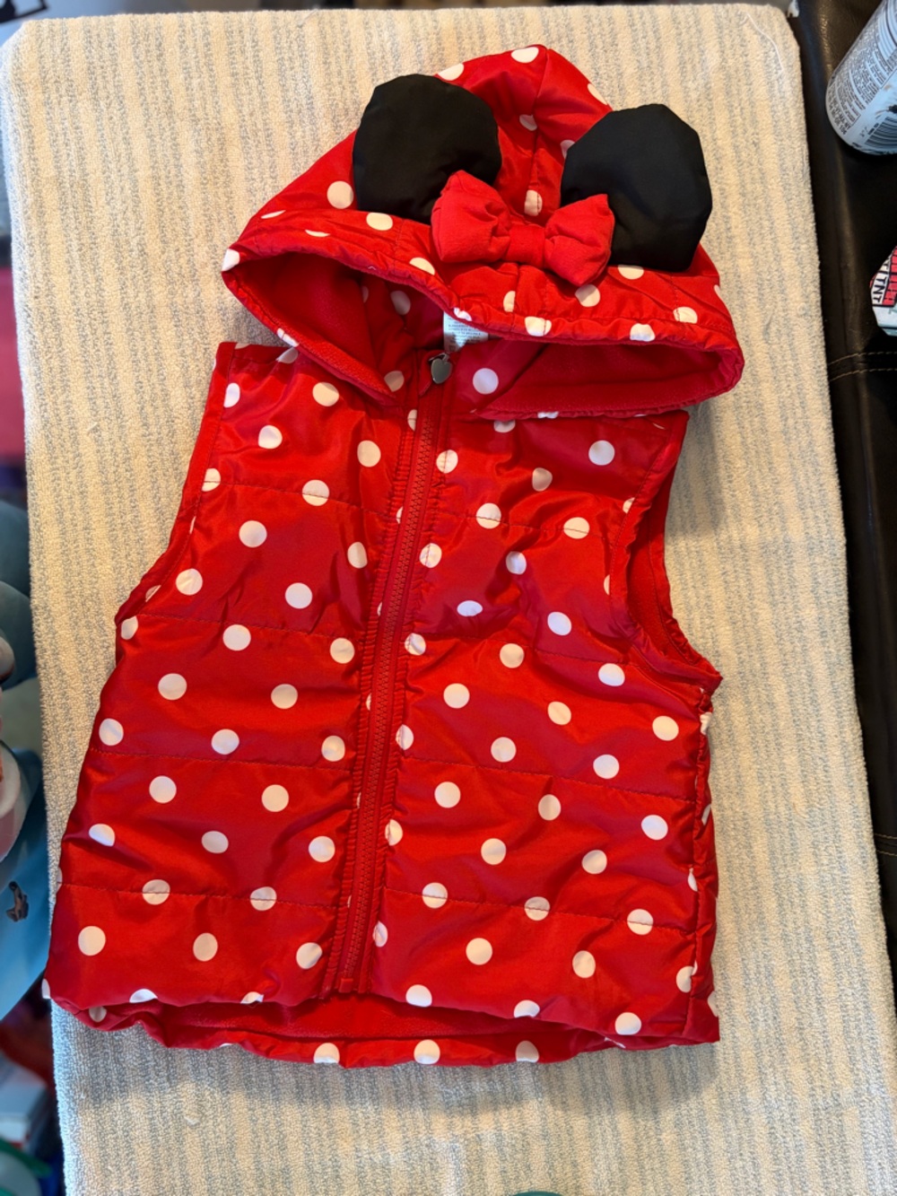 OshKosh B'gosh Red Polka Dot Puffer Jacket